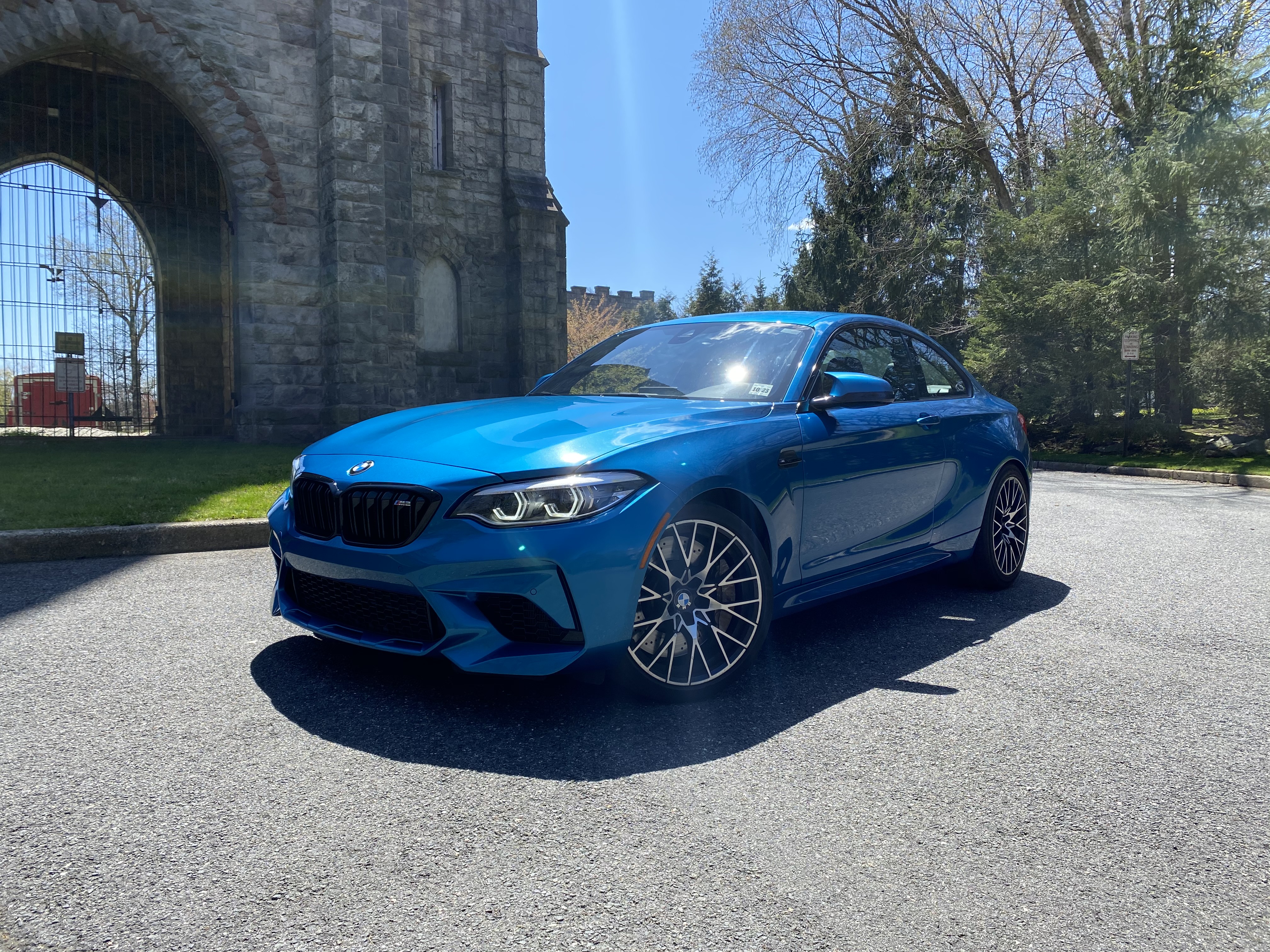 Blue BMW M2 at Project M Motors